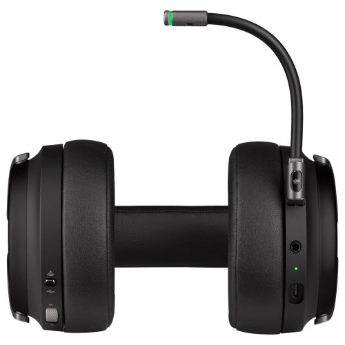CORSAIR Virtuoso RGB Wireless 7.1 Virtual Surround High-Fidelity Headphone, Black (CA-9011185-AP)