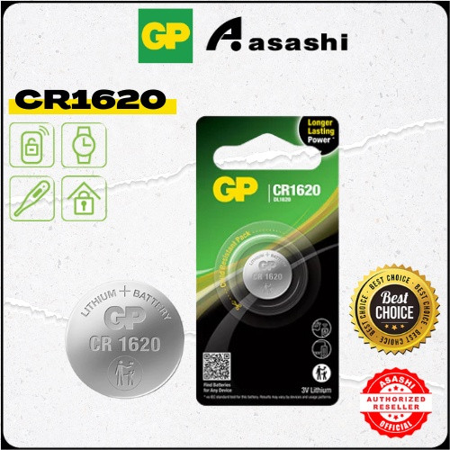 [For Calculator, Toys] GP Coin Cell 1pcs CR1220 CR1616 CR1620 CR1632 CR2016 CR2025 CR2032 CR2430 CR2450