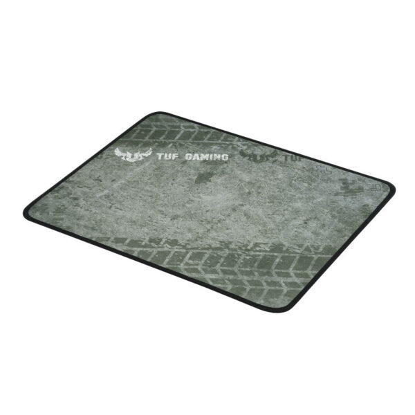 ASUS TUF Gaming P3 durable mouse pad with cloth surface, stitched edges and non-slip rubber base