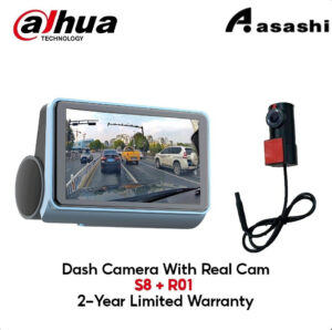 DAHUA S8 DASHCAM WITH REAL CAM, 3 INCH SCREEN, G-SENSOR MODULE, GPS TRACK, BUILT-IN MIC & SPEAKER DASH CAM CAR CAMERA