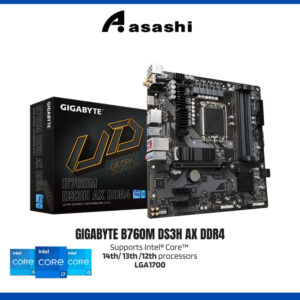 0a4a645d1bc8ba7f1b10b42c30f69b9b.jpeg Gigabyte B760M DS3H AX WiFi D4 DDR4 Micro ATX (mATX) Intel Motherboard | Intel LGA1700 Socket