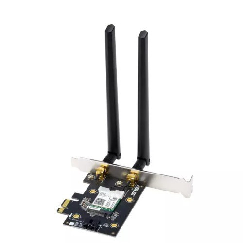 [BULK PACK]Asus PCE-AX3000 AX3000 Dual Band PCI-E WiFi 6 (802.11ax), Bluetooth 5.0, WPA3, OFDMA and MU-MIMO 4.9 Adapter