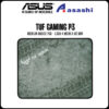 ASUS TUF Gaming P3 durable mouse pad with cloth surface, stitched edges and non-slip rubber base