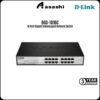 D-Link DGS-1016C 16 Port Gigabit Unmanaged Network Switch (Metal Case & Rackmount)