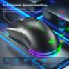 AULA F820 6400DPI RGB 8 Key Gaming Mouse