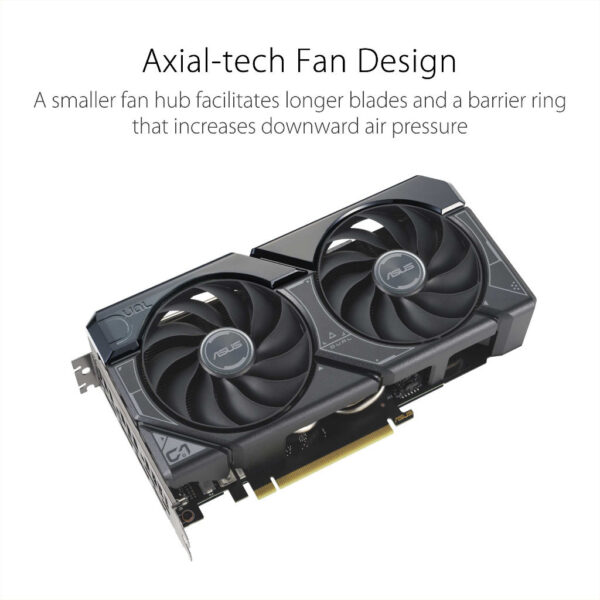 ASUS DUAL GeForce RTX 4060 TI White OC Edition 8GB GDDR6 Graphic Card (DUAL-RTX4060TI-O8G-WHITE)