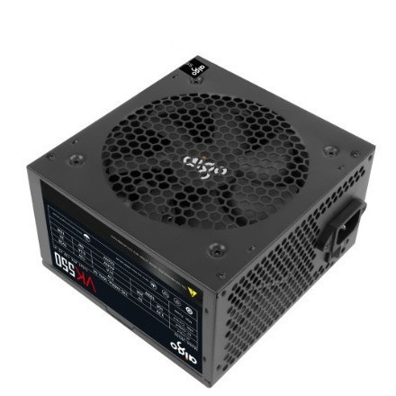 AIGO VK550 500W Flat Cable, Non-Modular Power Supply — 2 Years Warranty