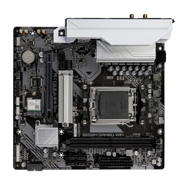 GIGABYTE B650M GAMING WIFI Micro ATX (mATX) AMD Motherboard | AMD AM5 Socket