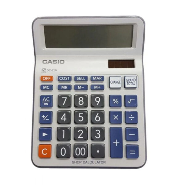 Casio DC-12M Desktop Type Shop Calculator