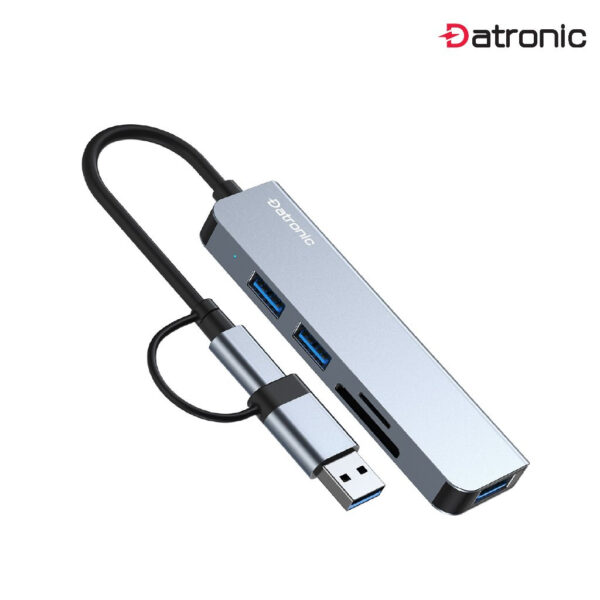 Datronic 2in1 USB-C & USB3.0 to USB3.0 / SD / TF / USB2.0 x 2 HUB DUSBCA-339 18month warranty