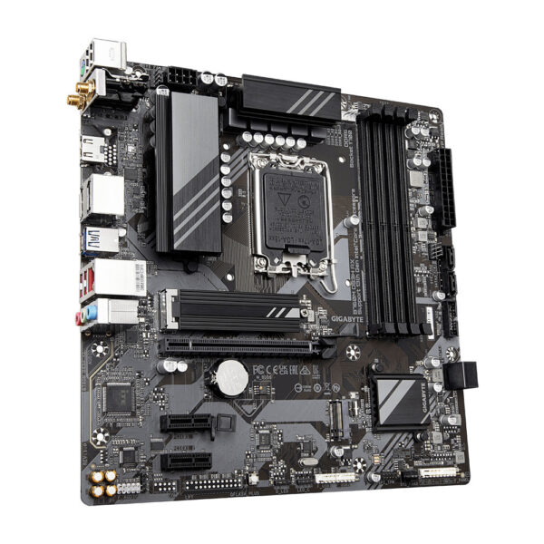 Gigabyte B760M DS3H AX DDR5 WiFi6 Micro-ATX (mATX) Intel Motherboard | Intel LGA1700 Socket