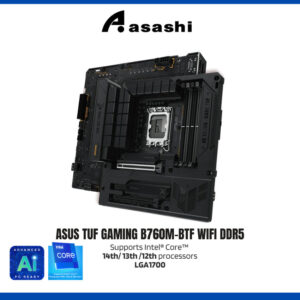 ASUS TUF GAMING B760M-BTF WIFI DDR5 (LGA1700) MATX Motherboard