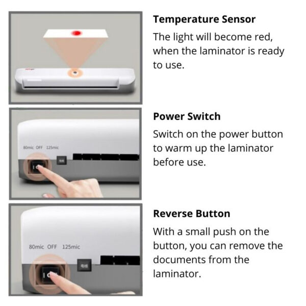 Biosystem C350 A3Size Laminator - 2 Rollers ( 1 Year Warranty)