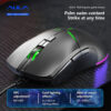 AULA F820 6400DPI RGB 8 Key Gaming Mouse