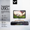 Vinnfier VF Hyperbar U90 BT USB Powered Soundbar 50W Bluetooth Speaker alarm clock Portable Soundbar RGB light effects
