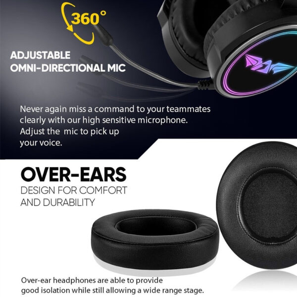 Armaggeddon Nuke 13R RGB 7.1 Surround Sound Gaming Headphone