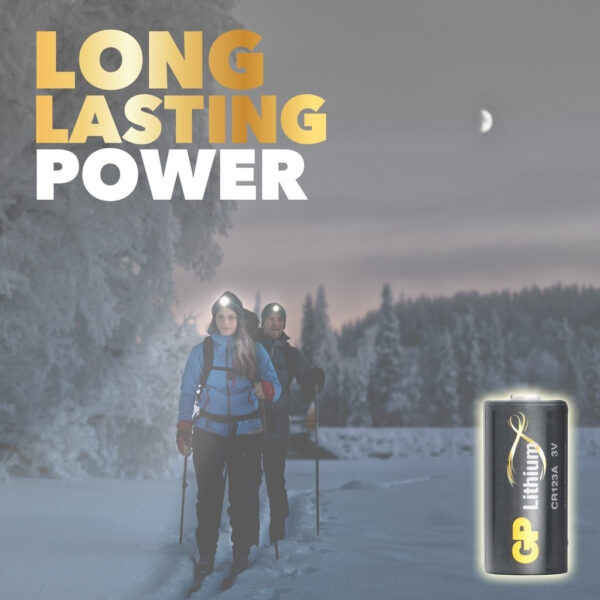 GP Pro Lithium Battery 3V CR123a [ Card of 1s ] (CR17345 / Camera/Camera Flash/Baby Monitor/Flashlight) Pro Jacket