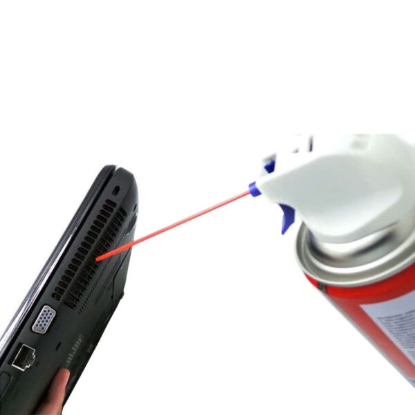 AIR DUSTER CLEANING GIGA 360 COMPRESSED CANNED WITH NOZZLE 450ML - 1 PCS
