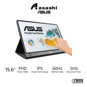 ASUS MB16AMT 15.6" Multi Touch IPS ZenScreen Portable USB Monitor