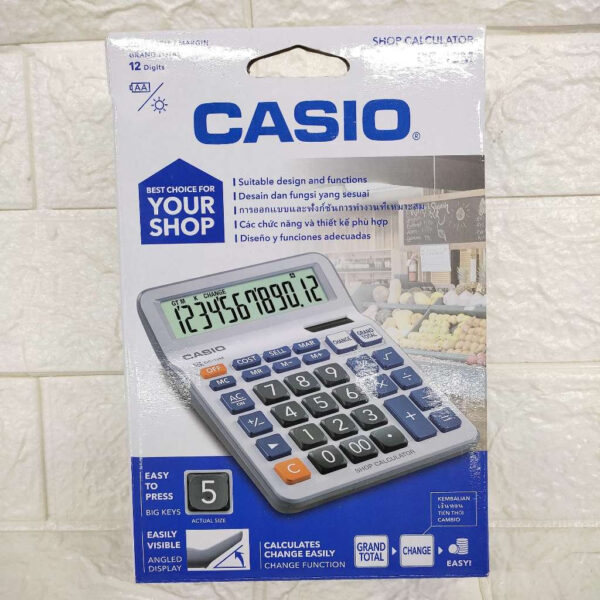 Casio DC-12M Desktop Type Shop Calculator
