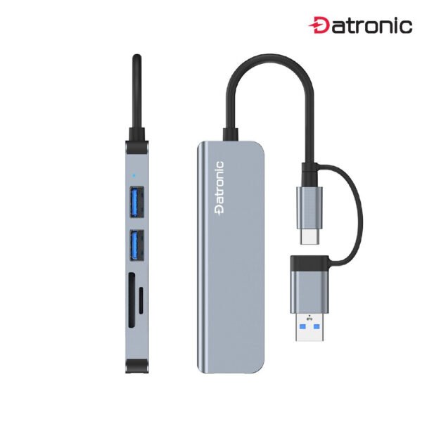 Datronic 2in1 USB-C & USB3.0 to USB3.0 / SD / TF / USB2.0 x 2 HUB DUSBCA-339 18month warranty