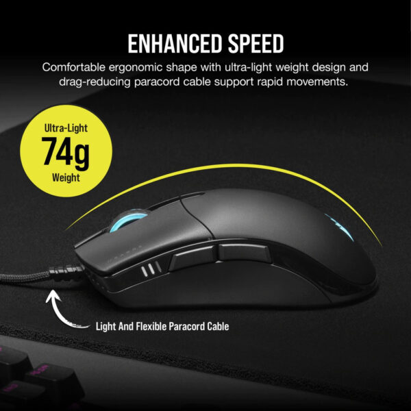 CORSAIR SABRE RGB PRO CHAMPION Gaming Mouse RGB 18000 DPI, Optical CH-9303111-AP