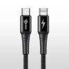 DMES DC8 Type C To Light 3A 30W Cable QC 3.0 Fast Charging Phone Cable with Wear Resisting High Density Nylon Cable
