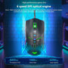 AULA F820 6400DPI RGB 8 Key Gaming Mouse