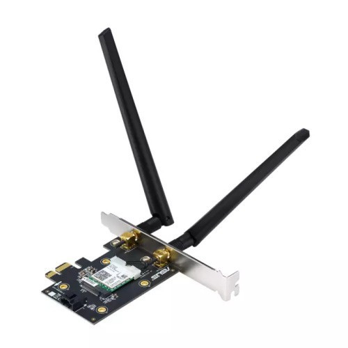 [BULK PACK]Asus PCE-AX3000 AX3000 Dual Band PCI-E WiFi 6 (802.11ax), Bluetooth 5.0, WPA3, OFDMA and MU-MIMO 4.9 Adapter