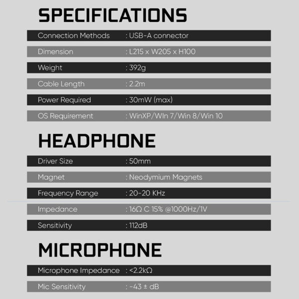 Armaggeddon Nuke 13R RGB 7.1 Surround Sound Gaming Headphone