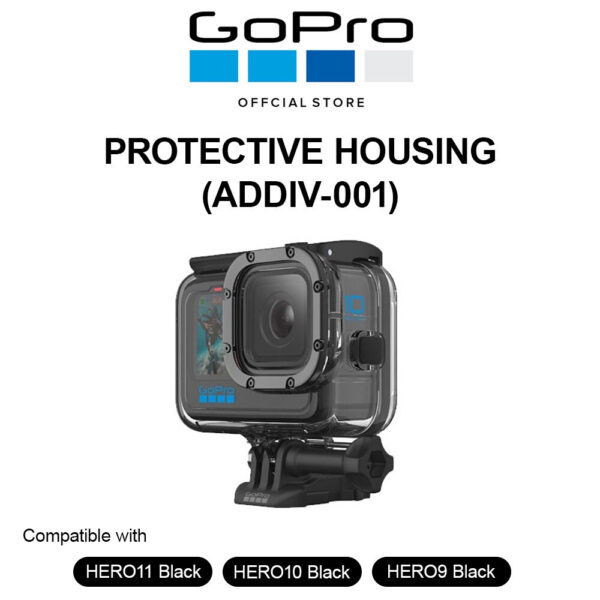 GoPro HERO11 HERO10 HERO9 Black Protective Housing + Waterproof Case ( ADDIV-001 )