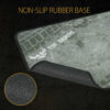 ASUS TUF Gaming P3 durable mouse pad with cloth surface, stitched edges and non-slip rubber base
