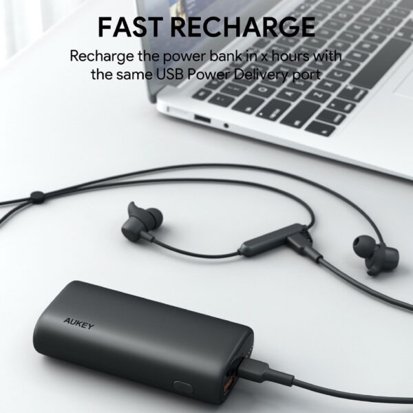 AUKEY PB-Y36 Sprint Go Mini 10000mAh PD 18W QC3.0 Power Bank