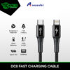 DMES DC8 Type C To Light 3A 30W Cable QC 3.0 Fast Charging Phone Cable with Wear Resisting High Density Nylon Cable
