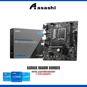 # MSI B660M BOMBER DDR4 mATX Intel Motherboard # LGA 1700