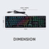Armaggeddon Mka-11r Mechanical Gaming Keyboard -Black
