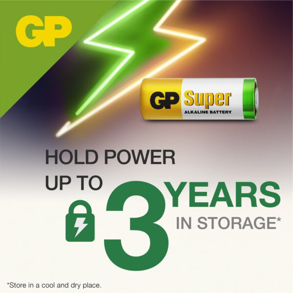 GP Battery Super Alkaline 12V 27A A27 MN27 (C5 – Card of 5)