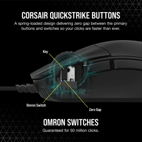 CORSAIR SABRE RGB PRO CHAMPION Gaming Mouse RGB 18000 DPI, Optical CH-9303111-AP