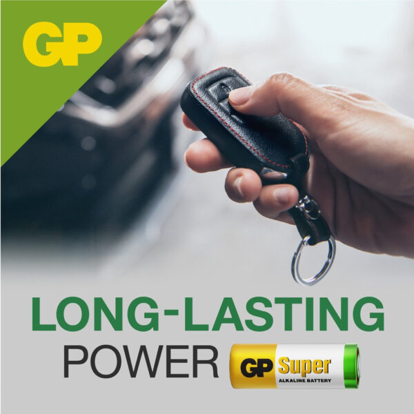 GP Battery Super Alkaline 12V 27A A27 MN27 (C5 – Card of 5)