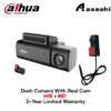 DAHUA H10 DASHCAM WITH R01 REAL CAM, 2160P ULTRA HIGH RESOLUTION, SUPPORT ADAS, G-SENSOR MODULE DASH CAM CAR CAMERA