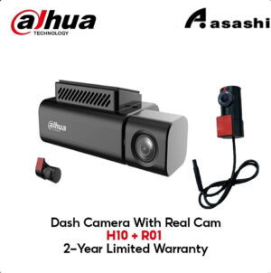DAHUA H10 DASHCAM WITH R01 REAL CAM, 2160P ULTRA HIGH RESOLUTION, SUPPORT ADAS, G-SENSOR MODULE DASH CAM CAR CAMERA