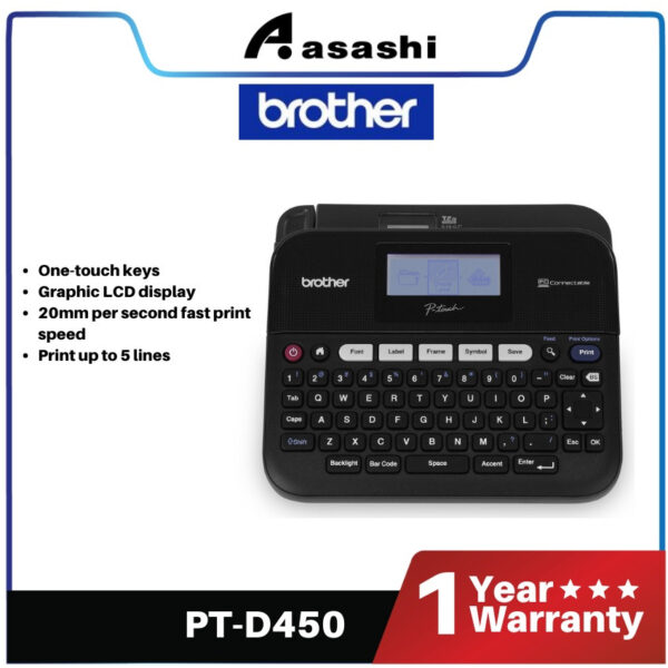 Brother P-Touch PTD450 / PT-D450 Label Printer