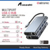 Datronic 7in1 USB-C to HDMI / VGA / USB3.0 x 3 / 100wPD / 1000mbps RJ45 DUSBC-213 | 18 Months Warranty