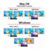 Datronic 7in1 USB-C to Dual HDMI / USB3.0 x 3 / 1000mbps RJ45 / 100wPD DUSBC-214 | 18month warranty