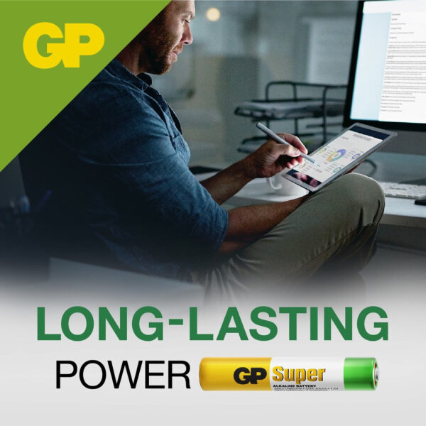 [For Toy, Torches, etc] GP 2pcs AAAA SUPER ALKALINE Battery (GP25A-C2)