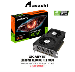 9f9298a8b57ade96c9e101e003568c80.jpeg GIGABYTE GeForce RTX 4060 Windforce OC 8GB GDDR6 Graphic Card GV-N4060WF2OC-8GD