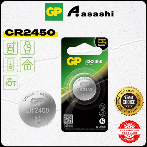 [For Calculator, Toys] GP Coin Cell 1pcs CR1220 CR1616 CR1620 CR1632 CR2016 CR2025 CR2032 CR2430 CR2450