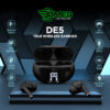 DMES DE5 Plus True Wireless Earbuds Bluetooth 5.3 TWS Sport Gaming Earbuds with ENC - 2 Years Warranty