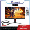 AOC 27G4 27" IPS 180Hz 1ms sRGB 128% FHD Gaming Monitor (HDMI 2.0x1, DP 1.4 x1)