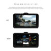 CUEVIA V8 2 Channel Full HD 3” LCD Dash Camera / DashCam Car cam